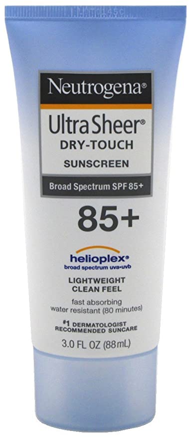 neutrogena ultra sheer spf 85