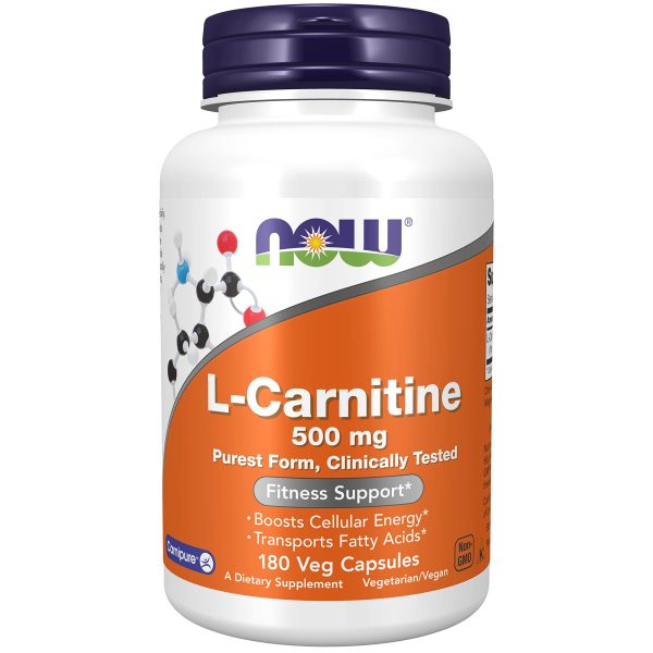 NOW L-CARNITINE 500MG CAPS 30S