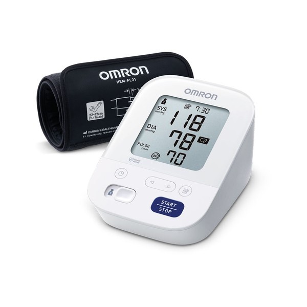  OMRON Bronze Blood Pressure Monitor, Upper Arm Cuff, Digital Blood  Pressure Machine, Stores Up To 14 Readings : Health & Household