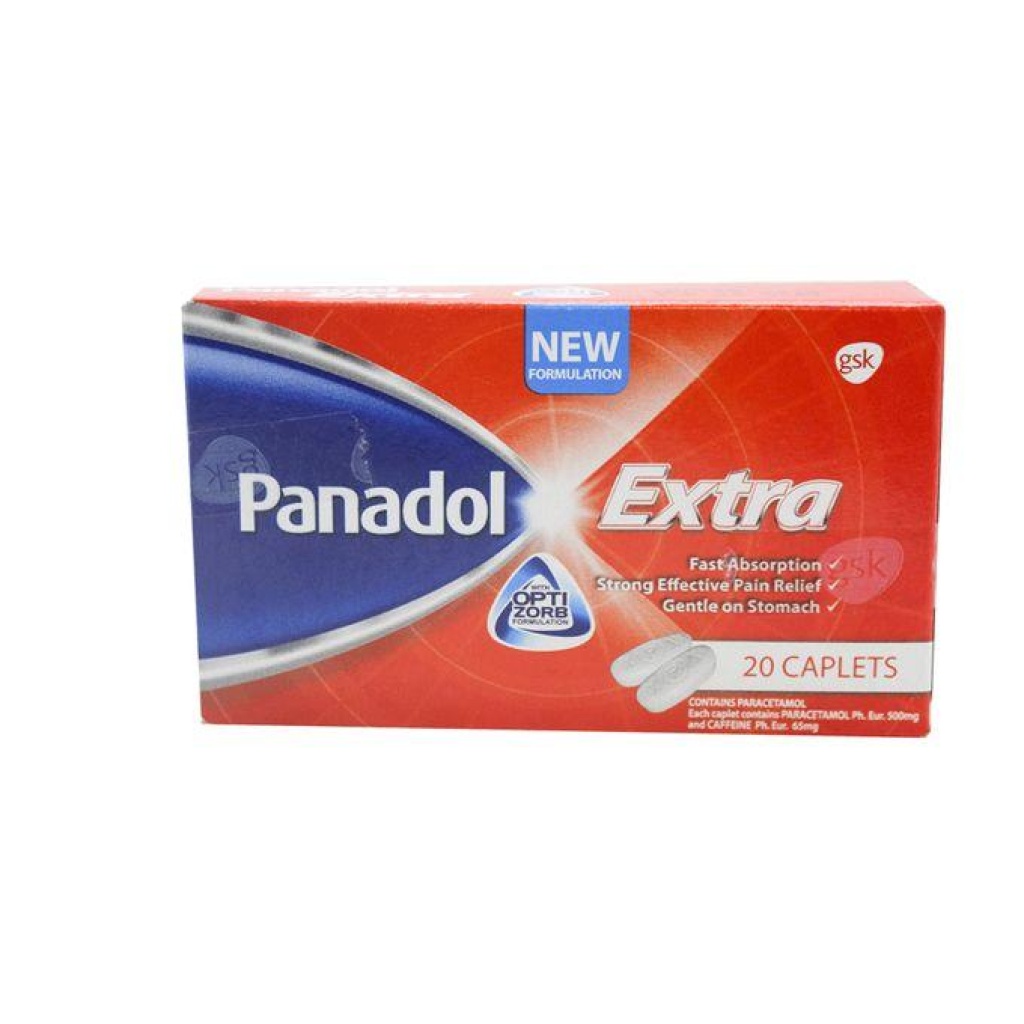 PANADOL EXTRA TABS 20'S - Delivery Pharmacy Kenya