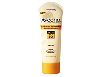 AVEENO CONTINOUS PROTECTION SUNBLOCK LOTION FACE SPF 30 - Delivery ...