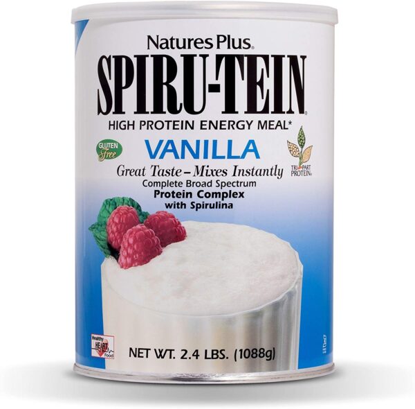Natures Plus Spiru-tein Protein Shake Vanilla 544gm