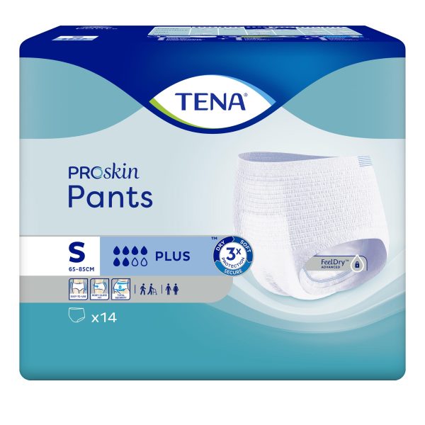 TENA PANTS PLUS SMALL 14S