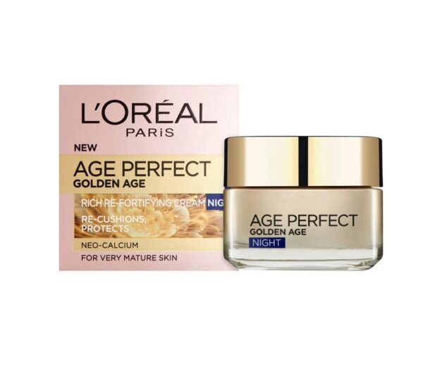 LOREAL AGE PERFECT GOLDEN AGE RICH RE-FORTIFYING NIGHT CREAM 50ml