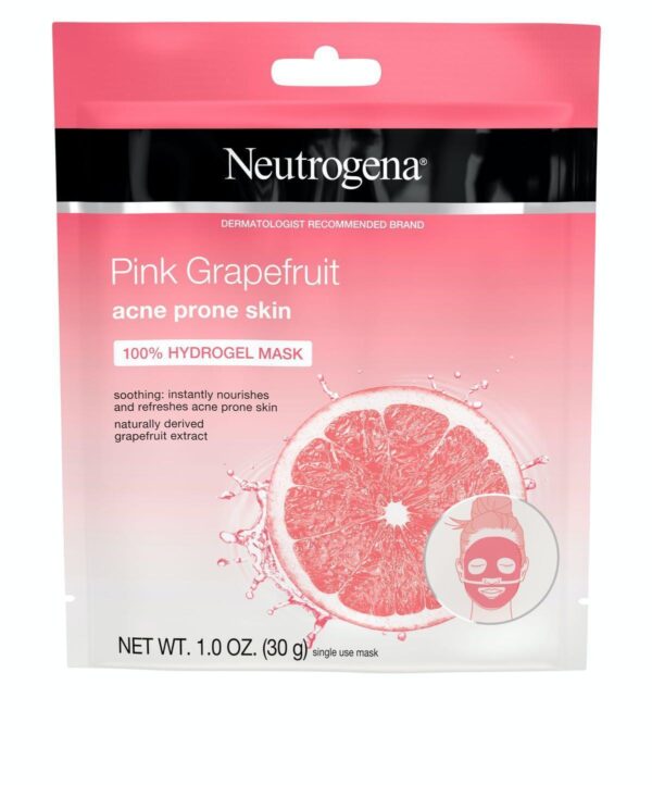 NEUTROGENA PINK GRAPEFRUIT ANCE PRONE SKIN 100% HYDROGEL MASK 30g