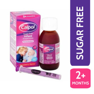 Calpol Susp Strawberry Sugar Free 100ml Bottle 1's