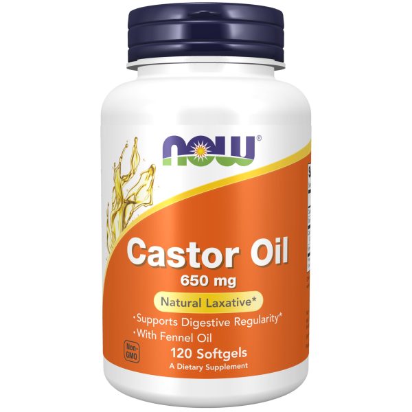 NOW Castor Oil Softgels 120's